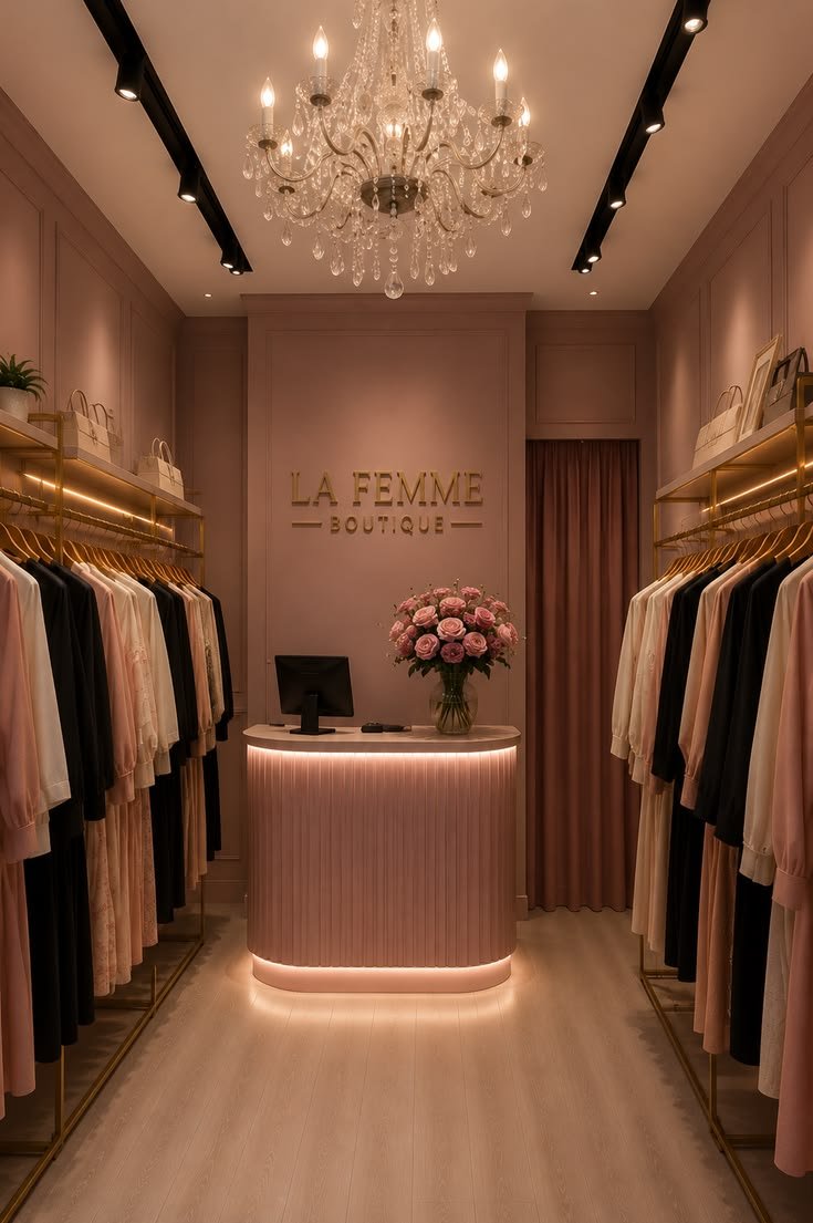 Boutique retail commercial interior